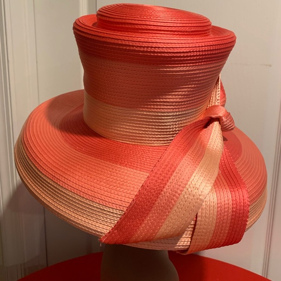Elegant Coral Women's Hat - Picture 2 of 5